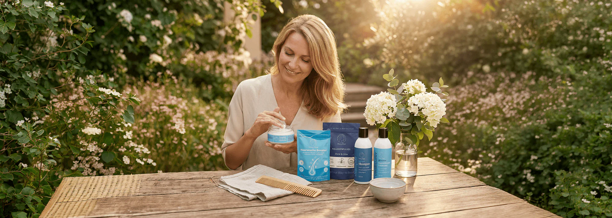 Starkes Haar voller Vitalität